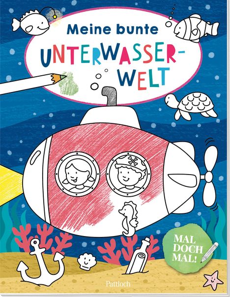 Mal doch mal! - Meine bunte Unterwasserwelt, Buch