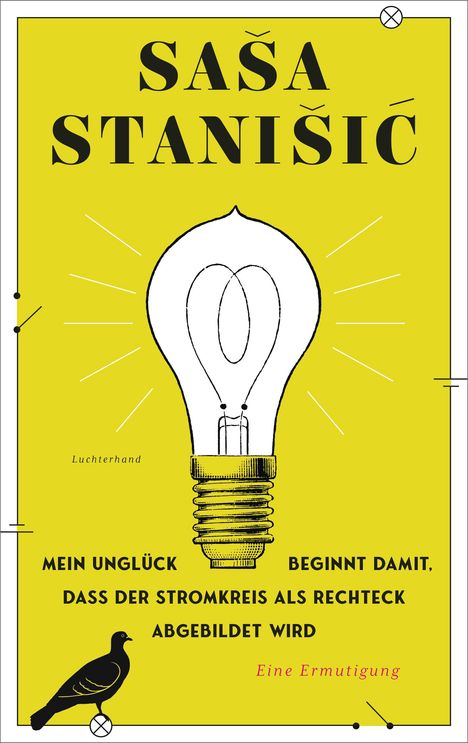 Saša Stanišić: Mein Unglück beginnt damit, dass der Stromkreis als Rechteck abgebildet wird, Buch