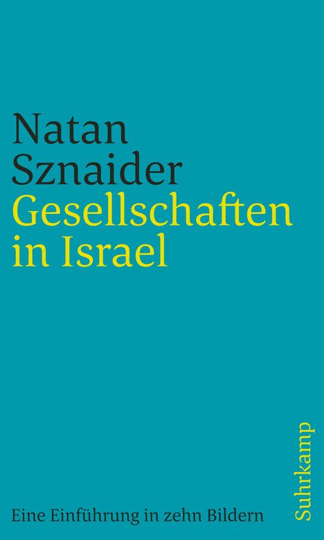 Natan Sznaider: Gesellschaften in Israel, Buch