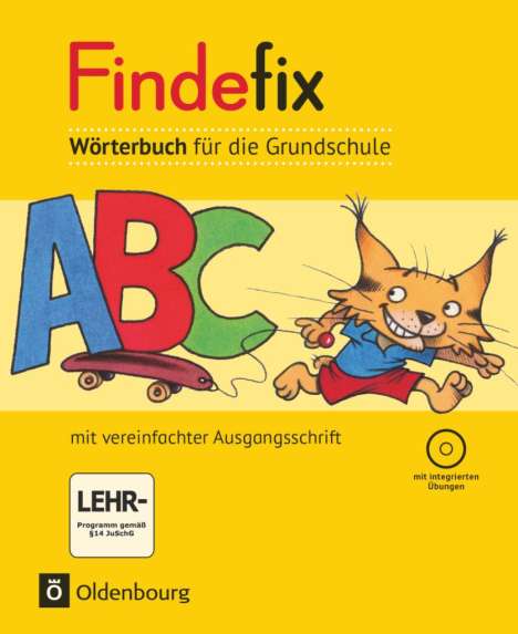 Sandra Duscher: Findefix Wörterbuch in vereinfachter Ausgangsschrift mit CD-ROM, Buch