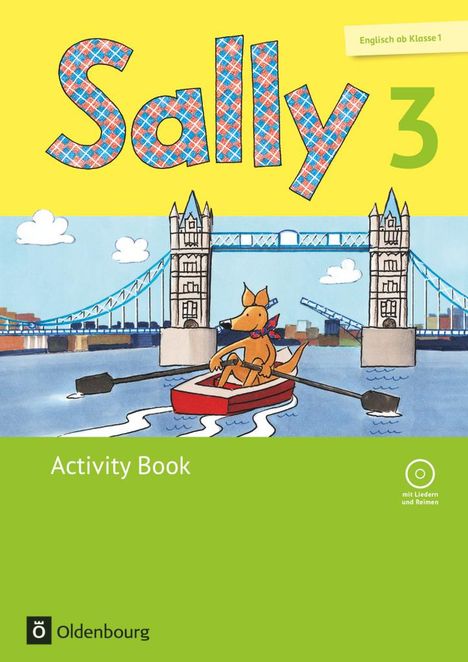 Jasmin Brune: Sally 3. Schuljahr. Activity Book mit CD und Portfolio-Heft. Ausgabe für alle Bundesländer außer Nordrhein-Westfalen (Neubearbeitung) - Englisch ab Klasse 1, Buch