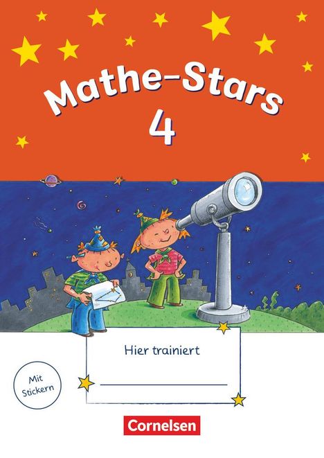 Werner Hatt: Mathe-Stars 4. Schuljahr. Übungsheft mit Lösungsheft, Buch