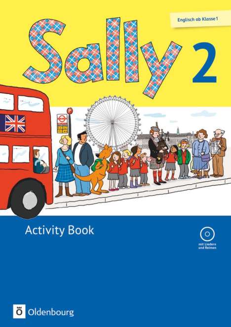 Jasmin Brune: Sally 2. Schuljahr. Activity Book mit CD. Ausgabe für alle Bundesländer außer Nordrhein-Westfalen (Neubearbeitung) - Englisch ab Klasse 1, Buch