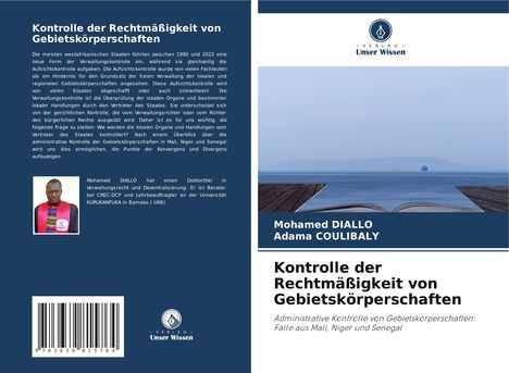 Mohamed Diallo: Kontrolle der Rechtmäßigkeit von Gebietskörperschaften, Buch