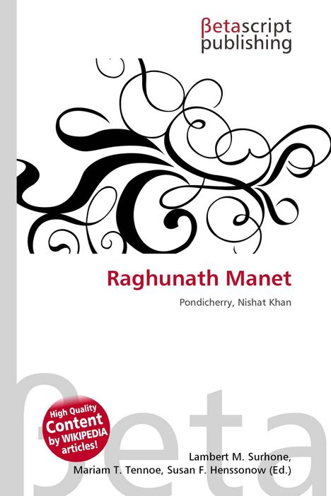 Text: "Betascript publishing. Raghunath Manet. Pondicherry, Nishat Khan. High Quality Content by WIKIPEDIA articles!"
Beschreibung: Abstrakte, geschwungene schwarze Linien.