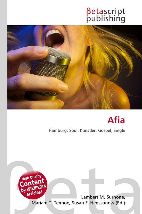 "Afia", "Hamburg, Soul, Künstler, Gospel, Single". Eine Person singt in ein Mikrofon, dynamisch beleuchtet.