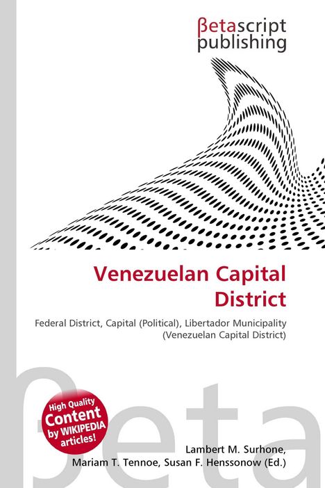"Venezuelan Capital District", Wellenmuster mit Punkten, "High Quality Content by WIKIPEDIA articles!".