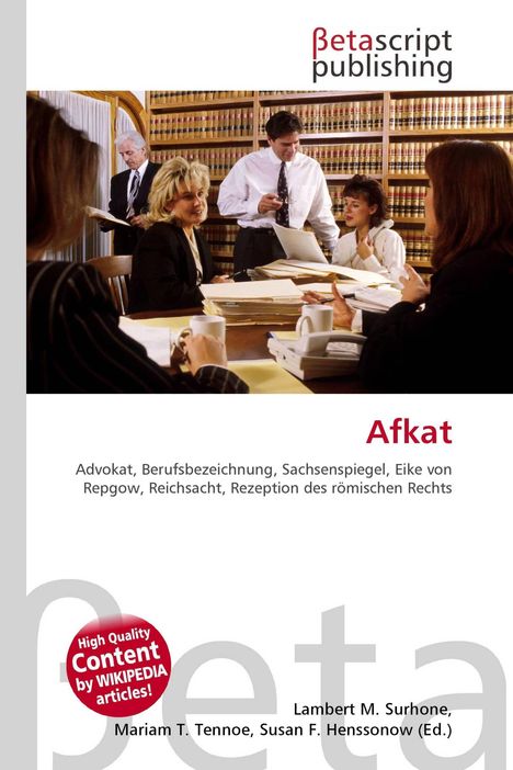 **Betascript Publishing**; Afkat, Advokat, Berufsbezeichnung usw. Foto: Geschäftstreffen in einer Bibliothek.