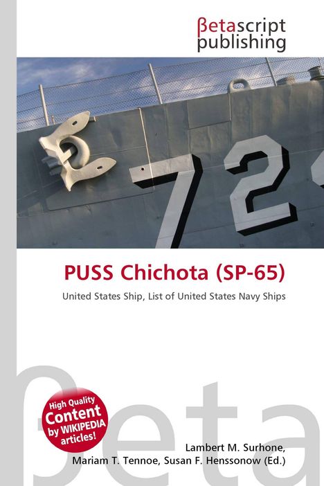 Text: "PUSS Chichota (SP-65) United States Ship, List of United States Navy Ships". Ein großes Marineschiff mit Nummer 723.