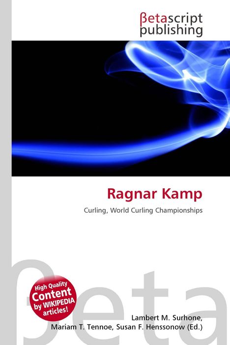 "Ragnar Kamp: Curling, World Curling Championships" und "High Quality Content by WIKIPEDIA articles!" auf weißem Hintergrund.