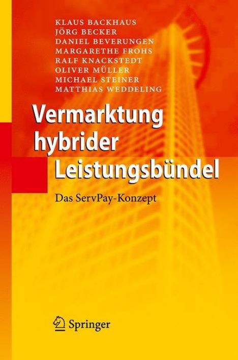 Klaus Backhaus: Vermarktung hybrider Leistungsbündel, Buch