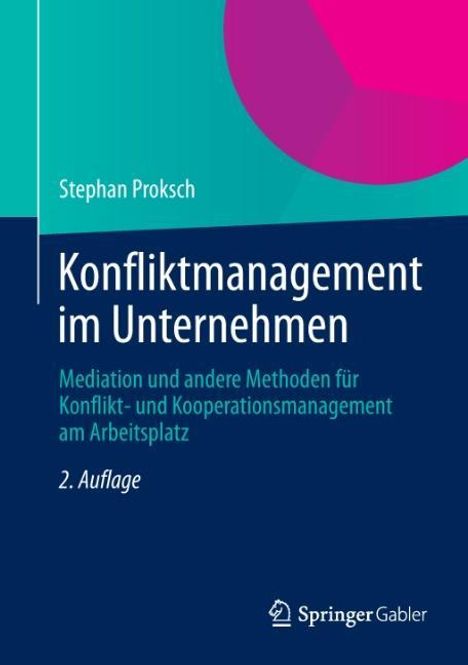 Stephan Proksch: Konfliktmanagement im Unternehmen, Buch