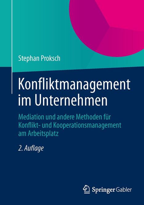 Stephan Proksch: Konfliktmanagement im Unternehmen, Buch