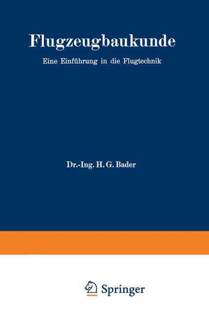 Hans Georg Bader: Flugzeugbaukunde, Buch