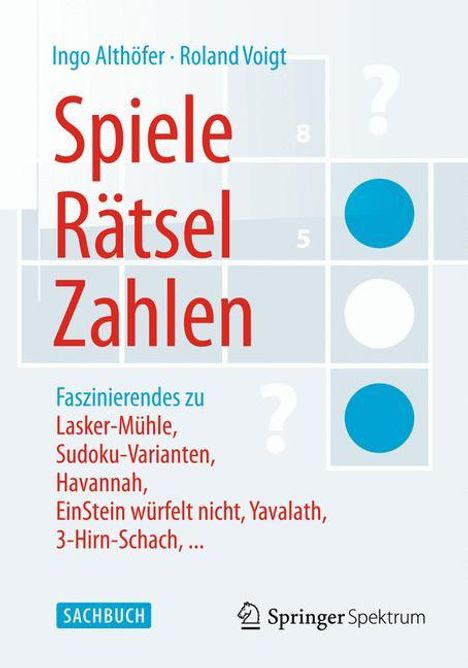 Roland Voigt: Spiele, Rätsel, Zahlen, Buch