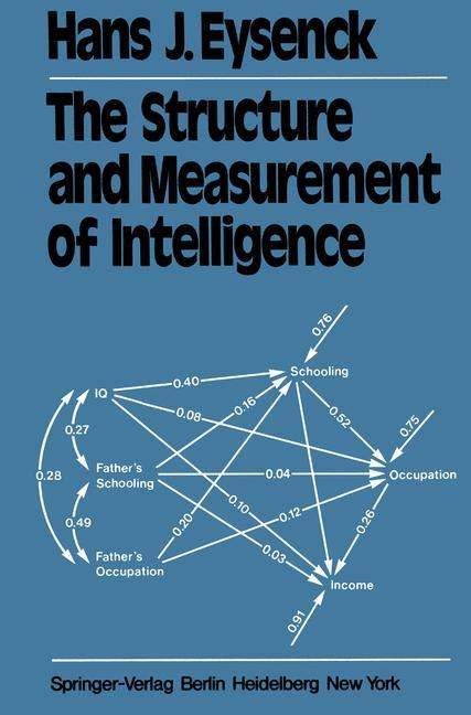 Hans J. Eysenck: The Structure and Measurement of Intelligence, Buch