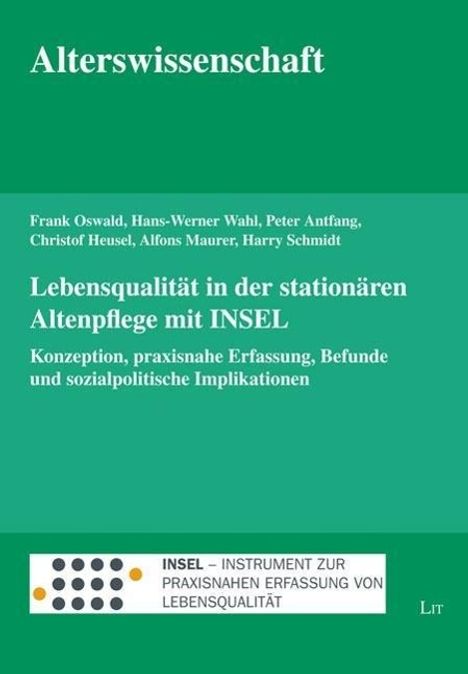 Frank Oswald: Lebensqualität in der stationären Altenpflege mit INSEL, Buch