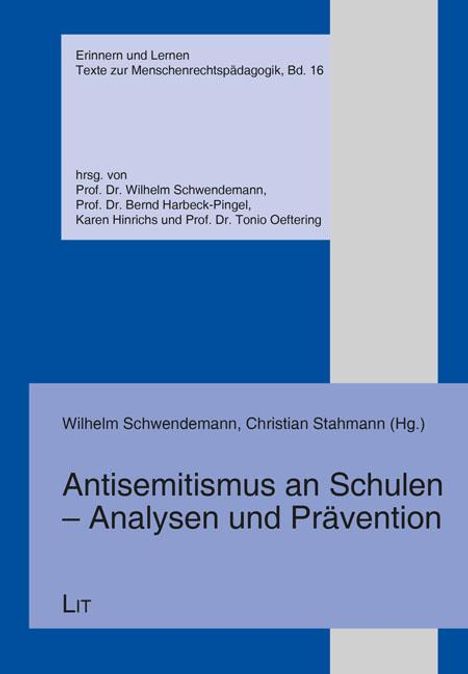 Antisemitismus an Schulen - Analysen und Prävention, Buch