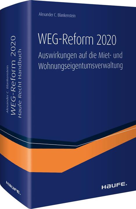 Alexander C. Blankenstein: WEG-Reform 2020, Buch