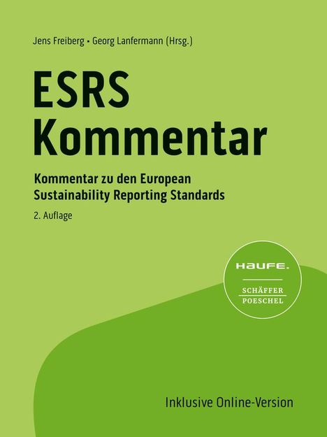 Haufe ESRS-Kommentar bereits in 2. Auflage, Buch