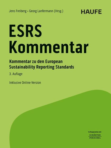 Haufe ESRS-Kommentar bereits in 3. Auflage, Buch