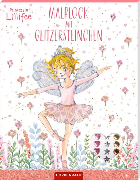 Prinzessin Lillifee: Malblock mit Glitzersteinchen, Buch