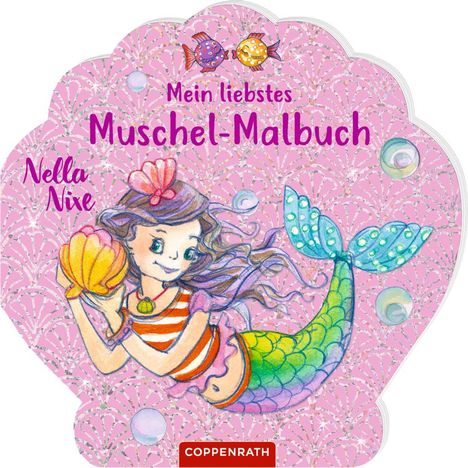 Nella Nixe - Mein liebstes Muschel-Malbuch, Buch
