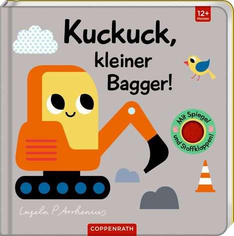 Mein Filz-Fühlbuch: Kuckuck, kleiner Bagger!, Buch