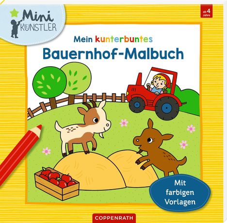 Mein kunterbuntes Bauernhof-Malbuch, Buch