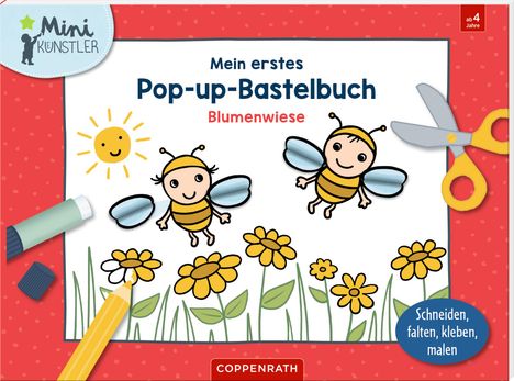 Mein erstes Pop-up-Bastelbuch: Blumenwiese, Diverse