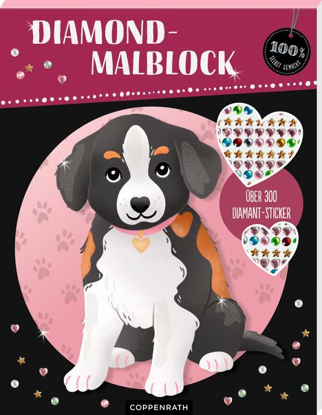 Diamond Malblock, (Hund), Buch