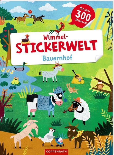 Wimmel-Stickerwelt - Bauernhof, Buch