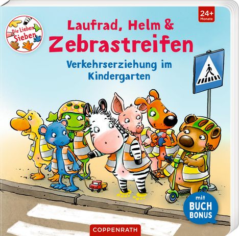 Laufrad, Helm &amp; Zebrastreifen, Buch