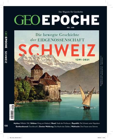 Jens Schröder: GEO Epoche mit DVD 108/2020 - Schweiz, Buch