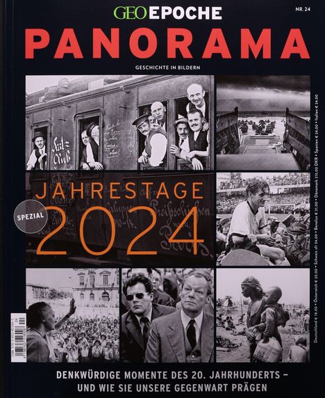 Jürgen Schaefer: GEO Epoche PANORAMA / GEO Epoche PANORAMA 24/2023 Jahrestage 2024, Buch