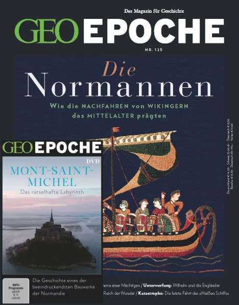 Jürgen Schaefer: GEO Epoche mit DVD 125/2024 - Die Normannen, Buch