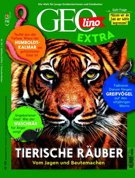 Juliane van Treeck: GEOlino extra 110/2025 - Tierische Räuber, Buch