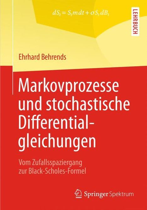 Ehrhard Behrends: Markovprozesse und stochastische Differentialgleichungen, Buch