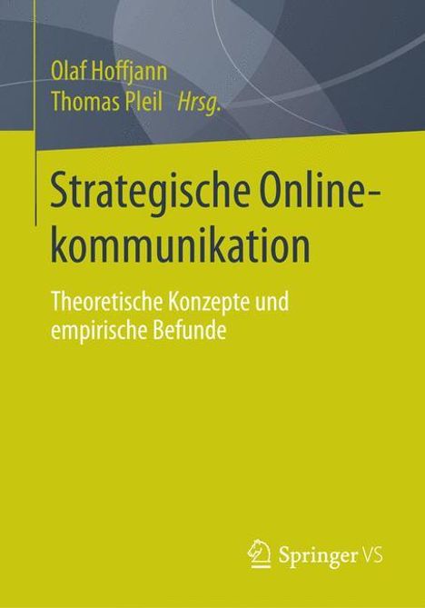 Strategische Onlinekommunikation, Buch