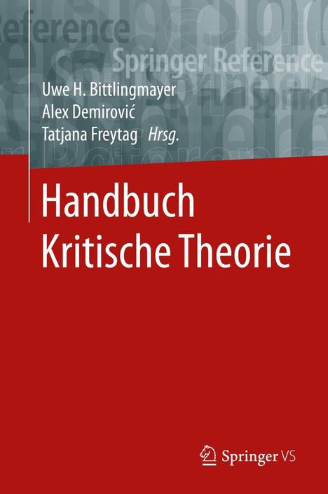 Handbuch Kritische Theorie, 2 Bücher