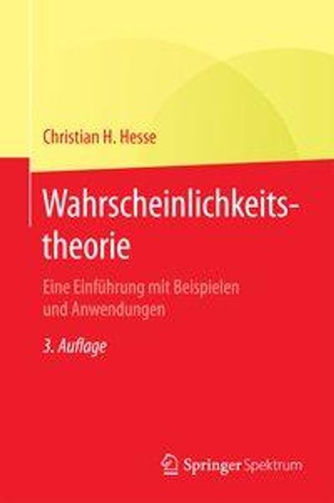 Christian H. Hesse: Hesse, C: Wahrscheinlichkeitstheorie, Buch