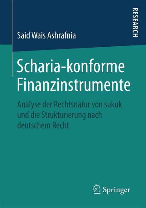 Said Wais Ashrafnia: Scharia-konforme Finanzinstrumente, Buch