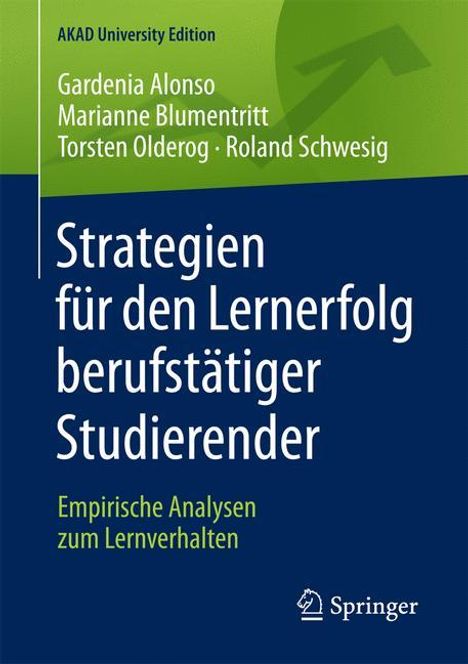 Gardenia Alonso: Strategien für den Lernerfolg berufstätiger Studierender, Buch