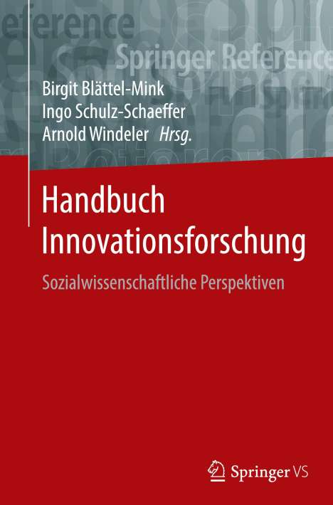 Handbuch Innovationsforschung, Buch