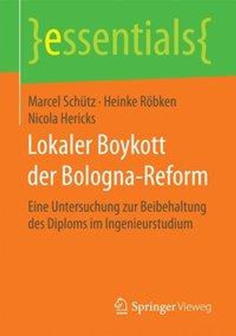 Marcel Schütz: Lokaler Boykott der Bologna-Reform, Buch