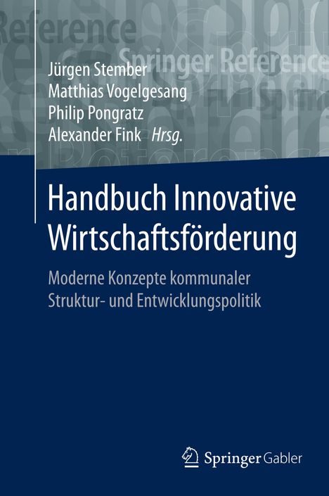 Handbuch Innovative Wirtschaftsförderung, Buch