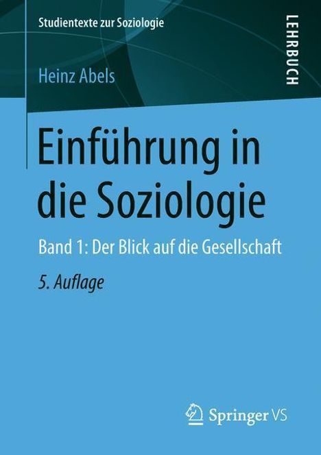 Heinz Abels: Einführung in die Soziologie, Buch