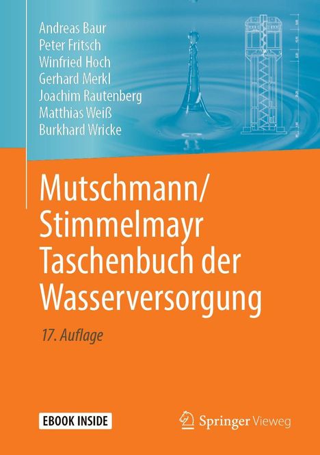 Andreas Baur: Mutschmann/Stimmelmayr Taschenbuch der Wasserversorgung, Buch