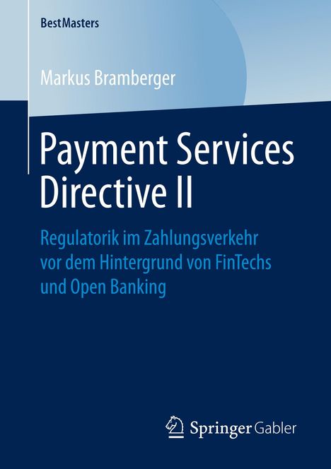 Markus Bramberger: Payment Services Directive II, Buch