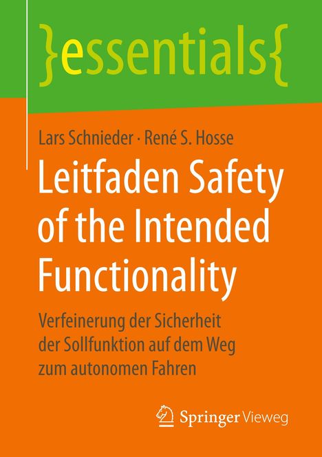 Lars Schnieder: Leitfaden Safety of the Intended Functionality, Buch